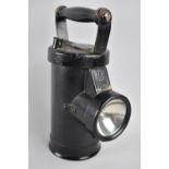 A Seag of Barnsley Miner's Inspection Lamp in Black