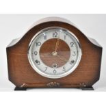 A Mid 20th Century Oak Westminster Chime Mantel Clock