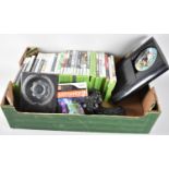 A Playstation III together with various Xbox 360 and Other Games, Controllers but no Leads, All