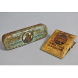 A Newton Oil Invoice Clip and a John Bull Bicycle Tyre Repair Tin