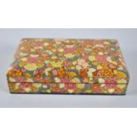 A Hand Made Indian Work Box by Cheap John, Dalgate, Sgr. Kmr, 23cms Long