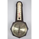 An American Bakelite Outdoor and Room Temperature Thermometer by Motometer, 28cms High