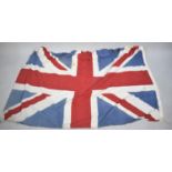 A Printed Union Jack, 161 by 98cms, Condition Issues