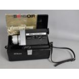 A Cased Nikon Superzoom 8mm Cinecamera with Instructions