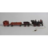 A Vintage Metal Train Toy, Some Condition Issues