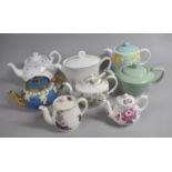 Collection of various decorated teapots to include Gibson, Sylvac, Aynsley Wild Tudor, Royal