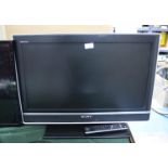 A Sony Bravia 26" Television, Untested, with Remote