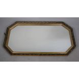 A Modern Gilt Framed Wall Mirror, 104x60cms