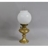 A Mid 20th century Brass Oil Lamp