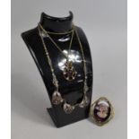 A Collection of Early 20th Century and Later Jewellery to Comprise Cameo Brooch, Necklaces etc
