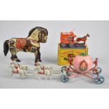 A Diecast Model of Cinderella's Pumpkin Carriage, Matchbox Series A Moko Lesney Horse Drawn Milk