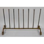 A Wrought Iron Country House Boot Stand for 4 Pairs, 82cms Wide
