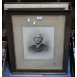 A Collection of Framed Early 20th Century Portrait Photographs to Include hand Coloured Example