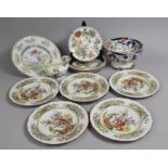 A Collection of Various 19th Century Ceramics to comprise Ironstone Footed Bowl, Spode Porcelain