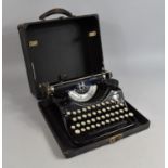 An Early 20th Century Underwood Elliott Fisher Ltd Portable Typewriter