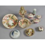 A Collection of Various 19th Century and Contemporary Porcelain to comprise Moore Brothers Cabinet