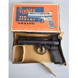 A Webley .117 Air Pistol "Junior" Model, Complete with Box (Box in Worn Condition)