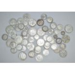 A Collection of Victorian, George V and Other Silver Coinage to Comprise Half Crowns, Florins,