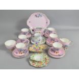 A Collection of Various Ceramics to comprise Imperial Pink and Floral Decorated Teased to comprise