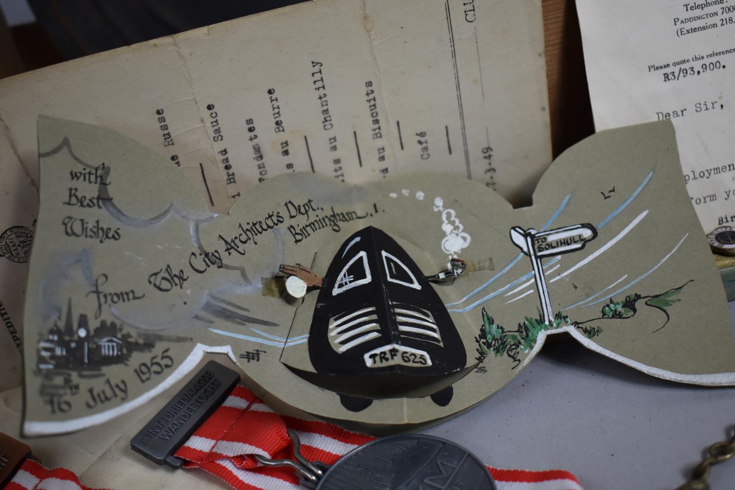 A Collection of Various Militaria to Comprise Shell, Buttons N.A.A.S.I. Menu together with Other - Image 6 of 6