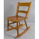 A Vintage Scumble Glazed Rocking Chair