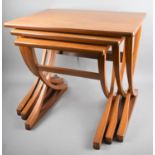 A Nest of Three 1960's Teak Tables