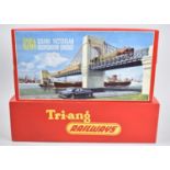 A Triang Railways OO/HO Gauge Grand Victorian Suspension Bridge Kit, no. R264 together with R264