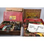 A Collection of Various Meccano to Include Outfit No.5 Box etc