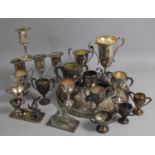 A Collection of Various Silver Plated Items to include Set of Four Silver Plated Jewish Havdalah
