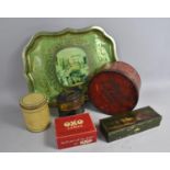 A Collection of Various Vintage and Later Tins to include Oxo, Williams Rich Cream, Huntley and