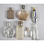 A Collection of Various Scent Bottles to Comprise Venetian Glass Scent Bottle of Oval Form, Glass