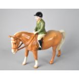 A Beswick Boy on Palomino Pony, no. 1500