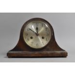 A Mid 20th Century Oak Cased Mantel Clock