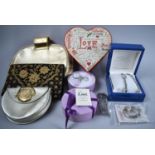 A Collection of Various Ladies Bags, Wrist Watches, Boxes etc