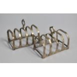 A Pair of Silver Toast Racks, Sheffield Hallmark, 102.4g