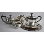 A Collection of Various Silver Plate Items