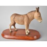 A Beswick Donkey on Wooden Plinth, no. 2267