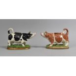 Two Royale Stratford Limited Edition Cow Creamers