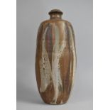 A Studio Pottery Vase of Bottle Form, Inscribed E Wilson Feb 1970 to Base, 36cm High