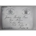 A Reproduction Printed Sign on Tin Panel for James Purdey & Sons, 50x70cm