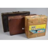 Two Vintage Suitcases together with a Gnome Litemaster Projector