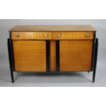 A 1960's Two Drawer Sideboard by Glendale, 125cm wide