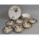 A Collection of 19th Century English Porcelain to Comprise c.1850 John Rose Coalport Plate with Hand