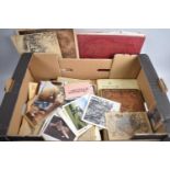 A Collection of Various Printed Ephemera to Include Books, Vintage and Nostalgia Postcards,