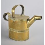 A Vintage Brass Water Can, 24cms High
