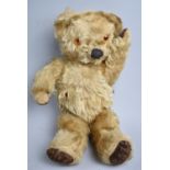A Vintage Plush Teddy Bear, 33cms HIgh