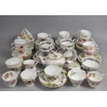 A Collection of Various Teawares to comprise Indian Tree, Foley Bone China Devonshire Milk Jug,
