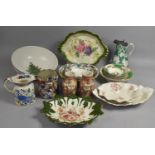 A Collection of Various Early 20th century and Later Ceramics to comprise Pique Assiette or
