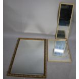 A Collection of Three Gilt Framed Wall Mirrors