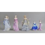 A Collection of Various Coalport Ladies to Comprise Maria, Veronica, Sophie, Taking The Air and Lady